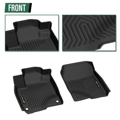 Solid Spare Fit For 2023-2024 Honda HR-V HRV All Weather TPE Floor Mats Protection Liners