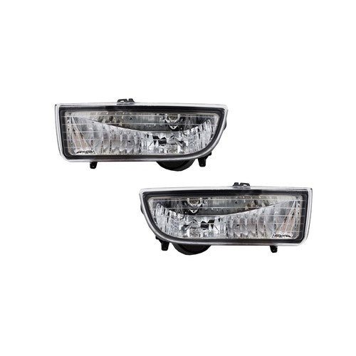 For 1997-2001 Honda Prelude Clear Lens Fog Lights Bumper Driving Lamps w/wiring
