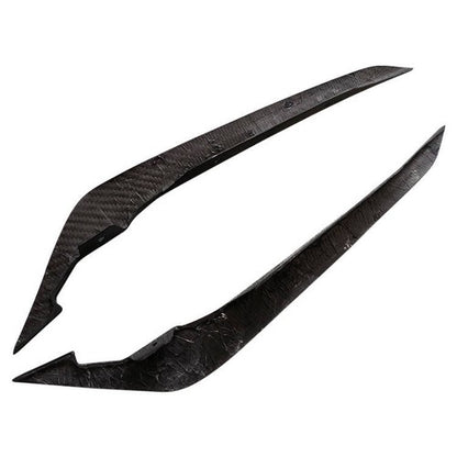 4PCS Carbon Fiber Front Bumper Side Blade Canard Fin For 22-24 Subaru WRX VB S4