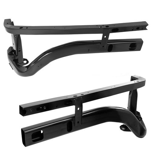 Solid Spare 2Pcs Black Radiator Support Driver & Passenger Side For Ram 1500 2500 2011-2018