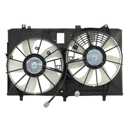 Solid Spare Radiator Condenser Cooling Fan Assembly For Toyota Sienna Lexus RX350 2011-2016