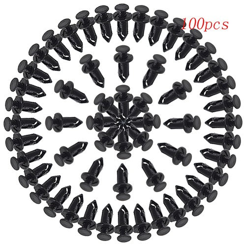 Solid Spare 100pcs ATV Retainer Clips 8mm Push Pin Splash Guard Body Panel For Honda New
