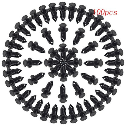 Solid Spare 100pcs ATV Retainer Clips 8mm Push Pin Splash Guard Body Panel For Honda New