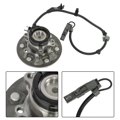 Solid Spare For Isuzu I-370 I-290 Chevy Colorado GMC Canyon Front Left Wheel Hub Bearing RWD
