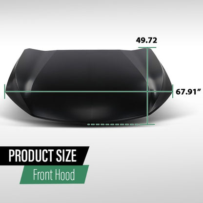 Solid Spare Hood Fit For 2019 2020 2021 2022 2023 2024 2025 2026 Chevrolet Blazer
