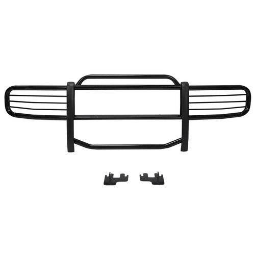 Solid Spare For 2006-2011 Hummer H3 Brush Grill Grille Guard in Black Brush Bumper