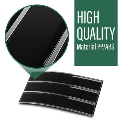 Solid Spare Door Side Fender Vents Molding Trim Fit For 13-22 Range Rover Vogue L405 Black