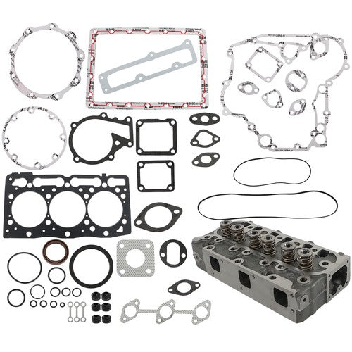 Solid Spare Cylinder Head Complete With Full Gasket Fits For Kubota D1105 F2400 RTV1100