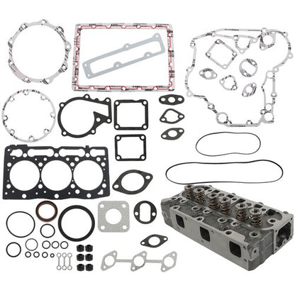 Solid Spare Cylinder Head Complete With Full Gasket Fits For Kubota D1105 F2400 RTV1100