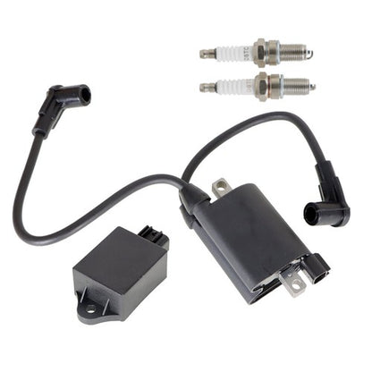 Solid Spare Ignition Coil igniter CDI Spark Plug Fit For EZGO Golf Cart 04-08 W/ MCI Engine
