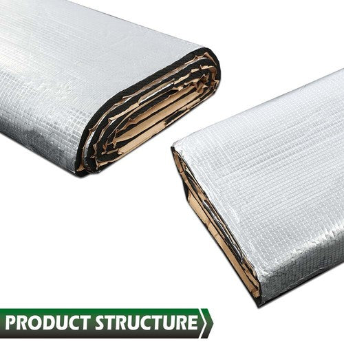 Solid Spare Car Insulation Sound Deadening Heat Shield Thermal Noise Proof Mat 90" x 39"