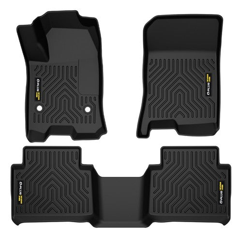 Solid Spare TPE Floor Mats Liners Fit For 2023-2024 Chevrolet Colorado/GMC Canyon Crew Cab