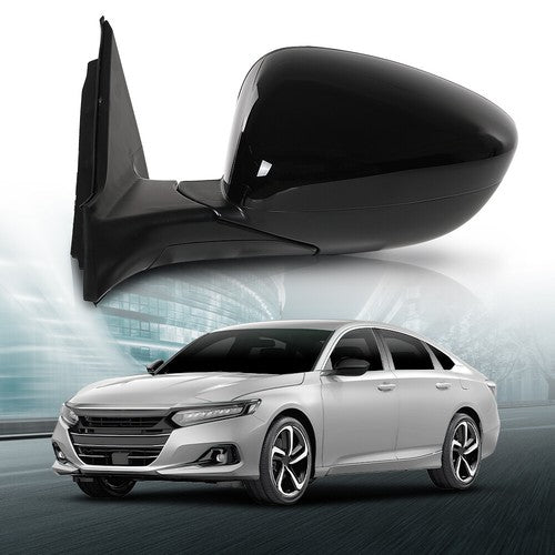 Solid Spare Fit For 2018-2022 Honda Accord 3 Pin Manual Fold Power Mirror Left Driver Side