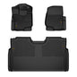 Solid Spare All Weather Floor Mats TPE Liners Fit For 2015-2024 Ford F-150 Super Crew Cab