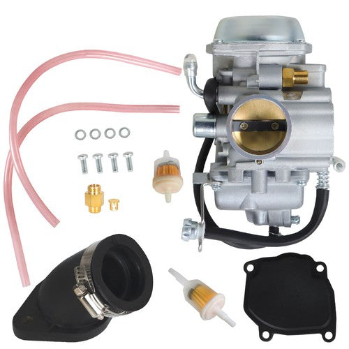 Solid Spare Carburetor & Intake Manifold Boot Fit For Suzuki Quadrunner 250 LTF250F 4x4 1999