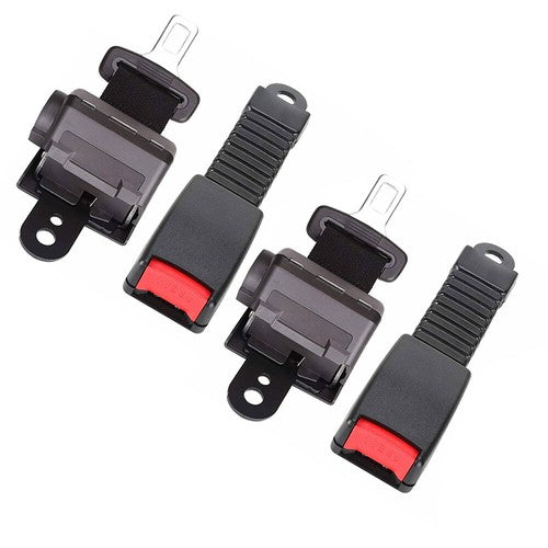 Solid Spare 2 PCS Golf Cart Black Seat belts with buckles For EZGO Yamaha Club Car Universal