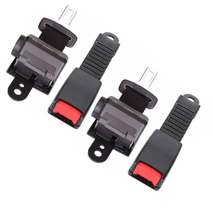 Solid Spare 2 PCS Golf Cart Black Seat belts with buckles For EZGO Yamaha Club Car Universal