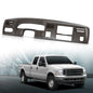 Solid Spare Fit For 1999-2004 Ford F250 F350 Dash Instrument Cluster Radio Trim Bezel Gray