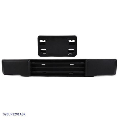 Solid Spare For 2015-2017 Ford F-150 F150 Front License Plate Bracket Panel & Bumper Trim