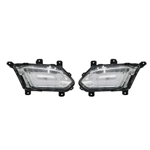 Solid Spare Fog Lights Assembly For Chevy Equinox L LT LS 16-17 LH+RH Front Daytime Running
