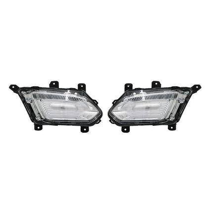 Solid Spare Fog Lights Assembly For Chevy Equinox L LT LS 16-17 LH+RH Front Daytime Running