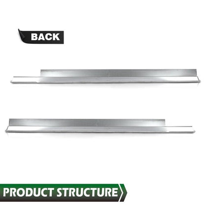 Solid Spare Fit For 2008-2011 Ford Focus 4-Door Slip-on Rocker Panel Left & Right Side