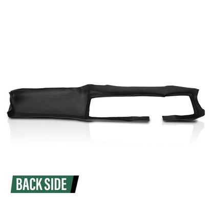 Solid Spare TPE Front Upper Dash Board Cover Cap Black Fit For 1979-1981 Chevrolet Camaro