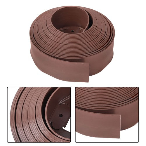 Solid Spare 49FT 4"Garden Landscape Edging With 75 8-In Spikes No Dig Lawn Edging Border