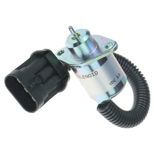 Solid Spare Shutoff Solenoid Valve 6670602 12V for Bobcat 463 553 S70 S100 3Pin