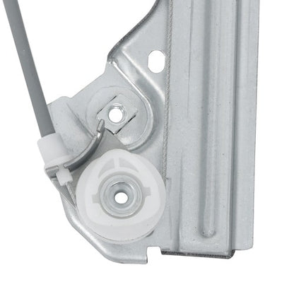 Solid Spare For Chevy Silverado GMC Sierra 2007-2014 1 Pair Window Regulator w/ Motor