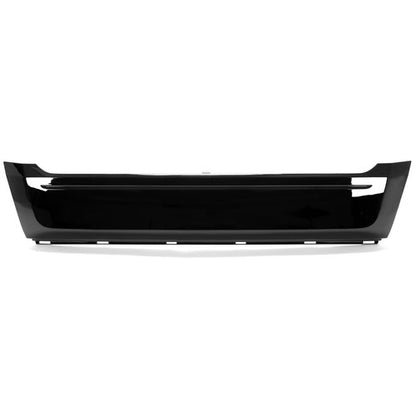 Solid Spare Fit 2011-2014 Ford Edge 3PCS Glossy Black ABS Front Bumper Grille Trim Molding