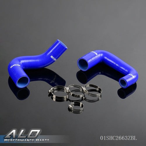 Solid Spare Fit For 03-07 Benz Smart Fortwo &Roadster Blue Silicone Intercooler Hose Kit
