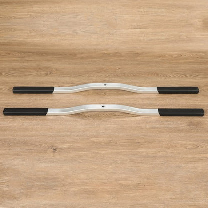 Solid Spare Universal 2PCS Snowmobile Trailer ski Tie Down Hold Down Bars W/Black Boots