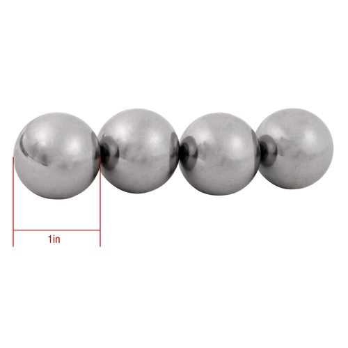 Solid Spare 50pcs of Precision Steel Balls - [1 Inch] Steel for Bearings Use, G25 precision