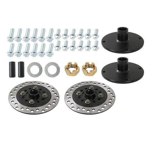 Solid Spare 40 Inch Rear Axle Kit with 4 Stud Hub Fit For 7 Inch and 8 Inch wheels
