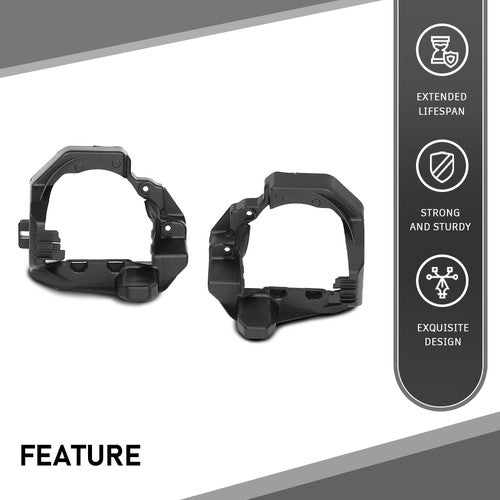 Solid Spare Front Bumper Fog Light Brackets Fit For 2014-2017 Lexus CT200h Left+Right Side