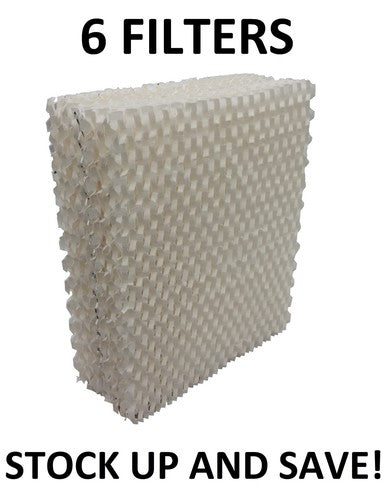 Solid Spare (6) EFP Replacements for AirCare 1043 Space Saver Wick 10.1" x 4.2" x 12.5"