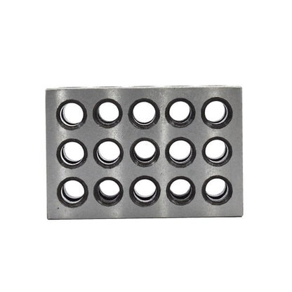 Solid Spare 1 Matched Pair 1-2-3 Blocks 23 Holes .0002" Machinist 123 Jig Ultra Precision