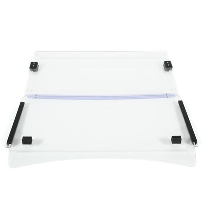 Solid Spare Front Folding Clear Windshield For EZGO Express S4/L4 Golf Cart w/ 3/4" frame