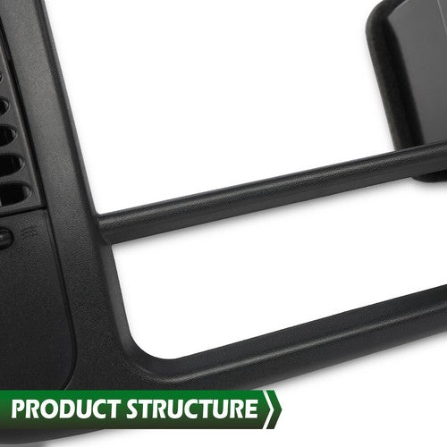 Solid Spare Fit For 97-03 Ford F150 Expedition Black Center Dash Radio Bezel w/ Air Vent