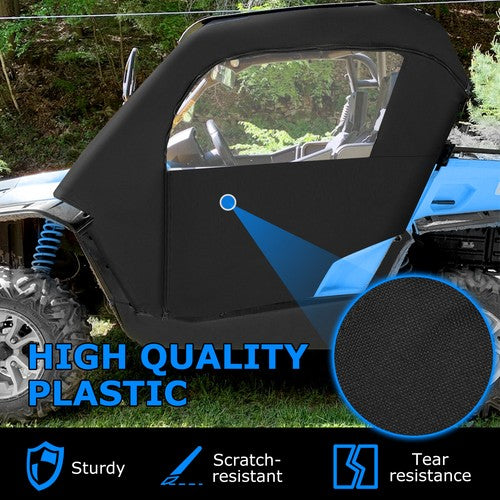 Solid Spare 4PCS For Can-Am Commander 800/1000 11-20 Soft Doors & Rear Panel Cab Enclosures
