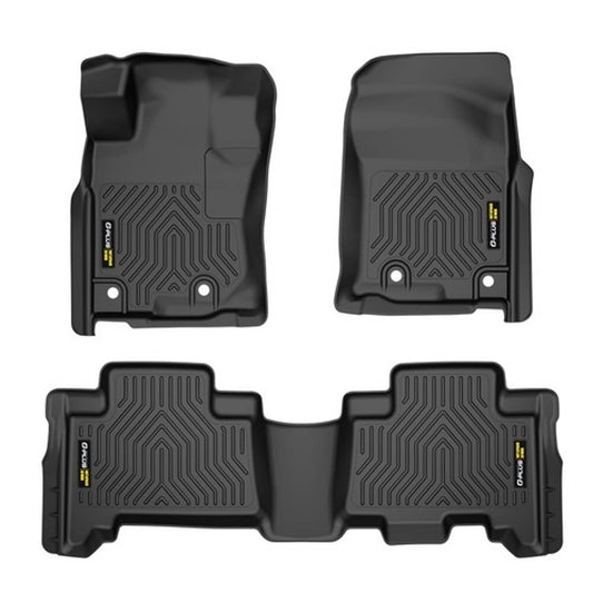 Solid Spare New Fit For 2014-2022 Toyota 4Runner Lexus GX460 TPE Liner Front+Rear Floor Mats