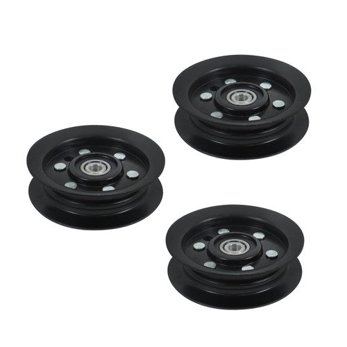 Solid Spare (Pack of 3) Flat Idler Pulley for Toro 106-2175, 132-9420, 1329420