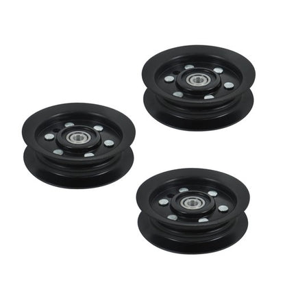 Solid Spare (Pack of 3) Flat Idler Pulley for Toro 106-2175, 132-9420, 1329420