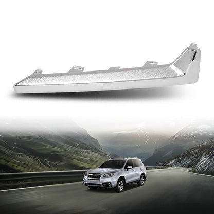 Solid Spare Fit For 17-18 Subaru Forester Left Side 57708SG010 Fog Light Molding Trim Silver