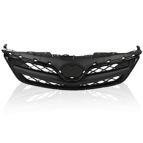 Solid Spare Fit For 2011-2013 Toyota Corolla Front Bumper Upper Grille Grill Black TO1200340