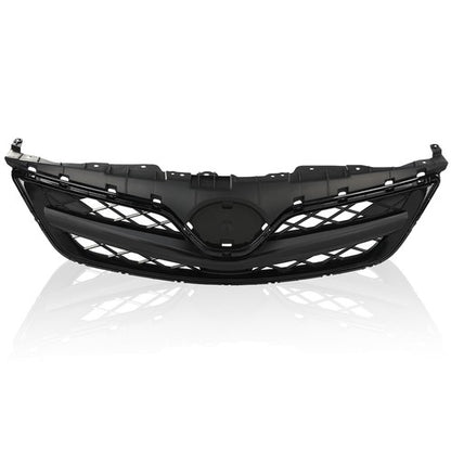 Solid Spare Fit For 2011-2013 Toyota Corolla Front Bumper Upper Grille Grill Black TO1200340