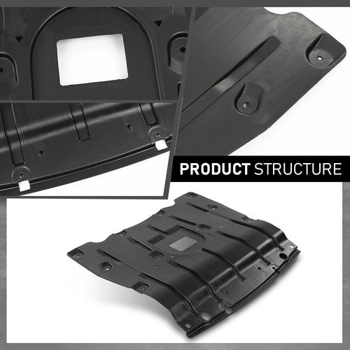 Solid Spare Fit For 2019-2025 BMW X7 X6 X5 Front Center Engine Splash Shield Under Cover