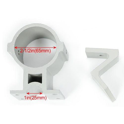 Solid Spare For 1" Ladder Gray Flag and Wind Sock Pole Mount For RV Ladder Starlink Pole