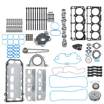 Solid Spare For Ram 1500 2011 2012 2013-19 5.7L V8 Complete Rebulit Lifters Kit Camshaft Kit